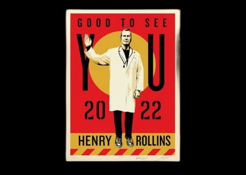 Shepard Fairey x Henry Rollins Good To See You Print (Signed, Edition of 250)