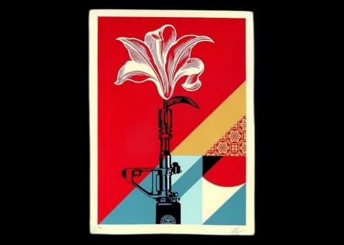 Shepard Fairey x Obey AR-15 Lily Large Print (Signed, Edition of 100)