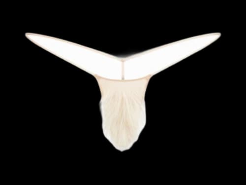 SKIMS Faux Hair Micro String Thong Clay Blonde Straight