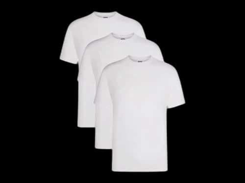 SKIMS Men's Lightweight T-shirt (3 Pack) Obsidian