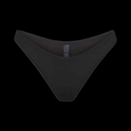 SKIMS Swim Cheeky Tanga Bottoms Onyx