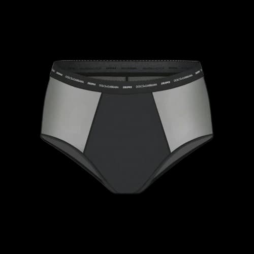 SKIMS x Dolce&Gabbana Ultra Fine Mesh High-Waisted Brief Onyx