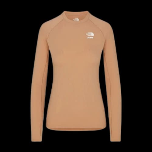 SKIMS x TNF Dotknit Long Sleeve Top Ochre