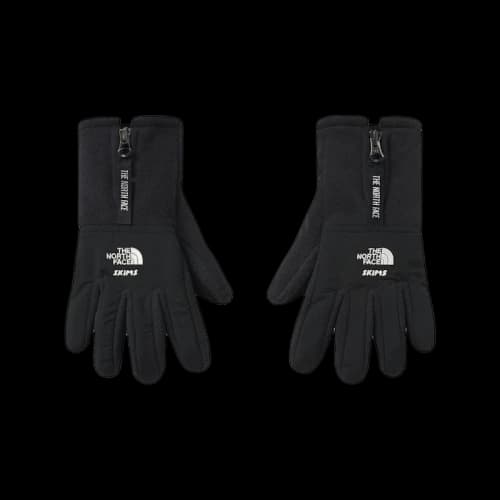 SKIMS x TNF Retro Denali Fleece Gloves Onyx
