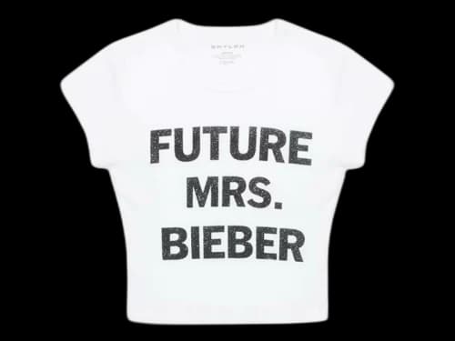 SKYLRK Justin Bieber Coachella 2026 Future T-shirt White