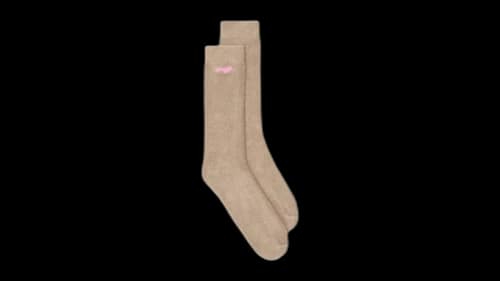 SKYLRK Thin Loop Socks (2 Pack) Cloudy Pink/Coffee