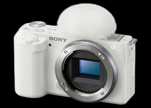 Sony Alpha ZV-E10 Mirrorless Vlog Camera (Body Only) ILCZVE10/W White