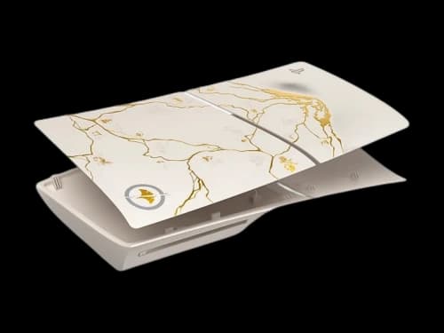 Sony PlayStation 5 PS5 - Ghost of Yotei Gold Limited Edition Console Cover
