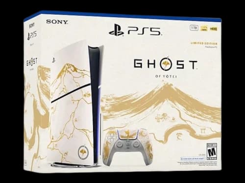 Sony PlayStation 5 PS5 Slim Ultra HD Ghost of Yotei Gold Limited Edition Bundle (EU Plug)