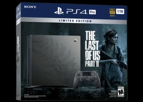 Sony PS4 Playstation 4 Pro 1TB The Last of Us Part 2 Limited Edition Console Bundle 3004136