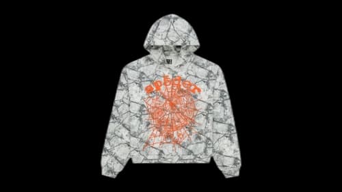 Sp5der Real Tree OG Web V2 Zip Hoodie White Camo