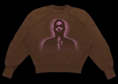 Sp5der Thug Crewneck Angel Brown
