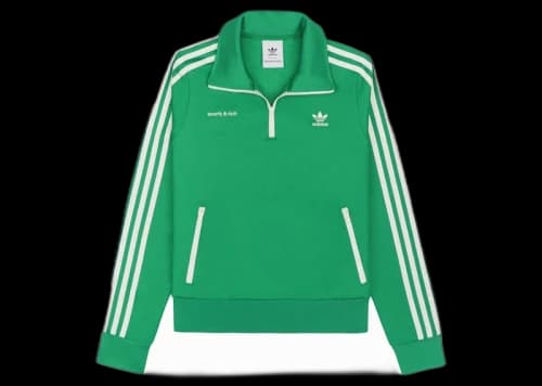 Sporty & Rich x adidas Quarter Zip Track Jacket Jolly Green/Cream