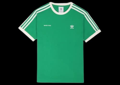 Sporty & Rich x adidas Ringer Tee Jolly Green/Cream