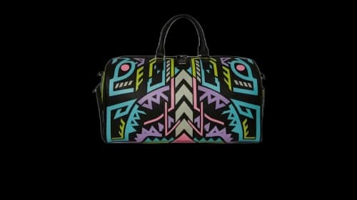 Sprayground A.I. Path To The Future Iii Duffle - Sandflower Collab (Glow In The Dark) Multicolor