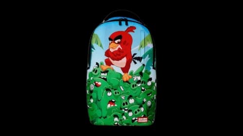 Sprayground Angry Birds Pig Mountain Backpack Multicolor