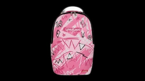 Sprayground Broken Hearts Club Backpack Multicolor