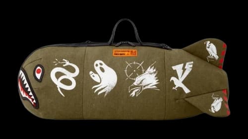 Sprayground Call Of Duty Shark Torpedo Duffle Multicolor