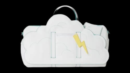 Sprayground Cloudy With A Chance Of Shark Duffle Multicolor