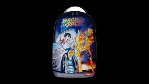 Sprayground Dbd In Bag To The Future Featuring Astromane Backpack Multicolor