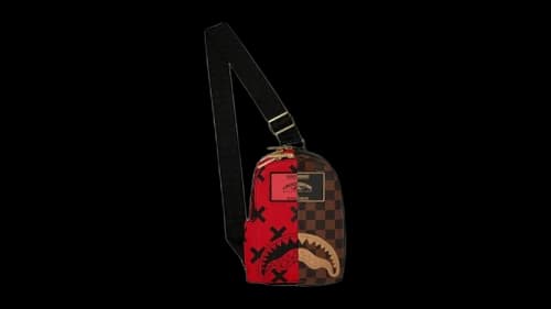 Sprayground Divide & Conquer Backpack Sling Bag Multicolor