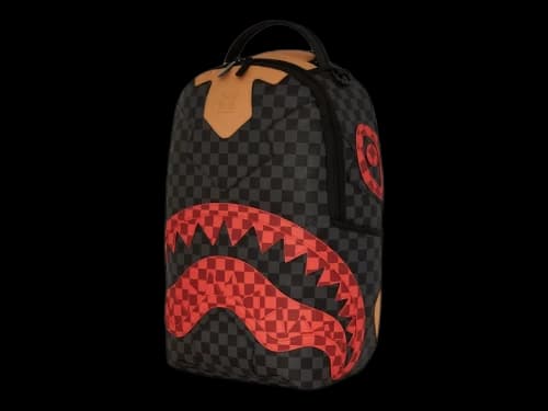 Sprayground Evil Triple Decker Backpack Backpack Black Red