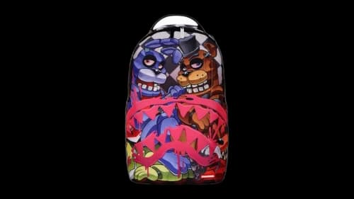 Sprayground Five Nights At Freddys Crammed Carnage DLXR Backpack Multicolor