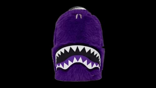 Sprayground Furzilla Shark (Purp) Backpack Multicolor