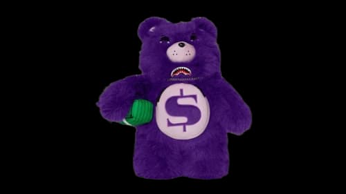 Sprayground Furzilla Shark (Purp) Moneybear Backpack Multicolor