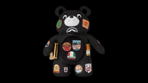 Sprayground Global Mogul Billionaire Moneybear Backpack Multicolor