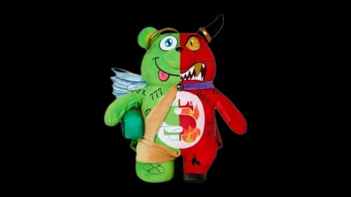 Sprayground Halo Diablo Moneybear Backpack Multicolor