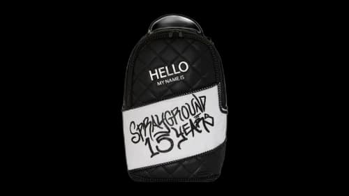 Sprayground Hello My Name Is 15 Years Quilted Backpack Multicolor
