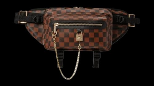 Sprayground Henny Lock Sharks In Paris Cargo Crossbody Multicolor