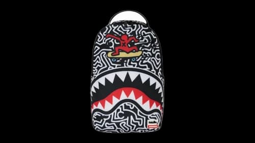 Sprayground Keith Haring Skater Shark DLXSR Backpack Multicolor