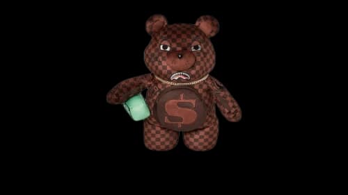 Sprayground Lenticular Effects Moneybear Teddybear Backpack Multicolor