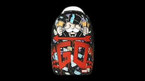 Sprayground Monopoly Time To Go Backpack Multicolor