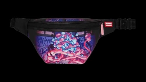 Sprayground Pink Panther Diamond Heist Savvy Crossbody Multicolor