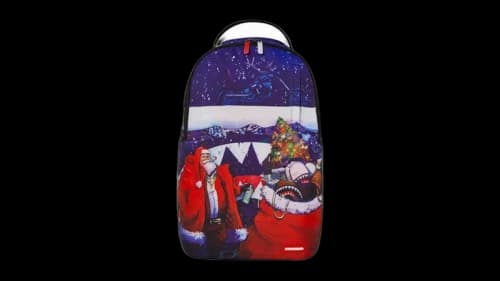 Sprayground Santa Big Bag Stacks Backpack Multicolor
