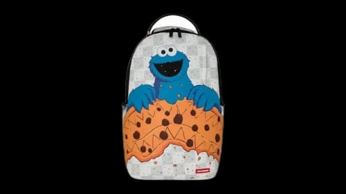 Sprayground Sesame Street Biggg Cookie Monster Backpack Multicolor