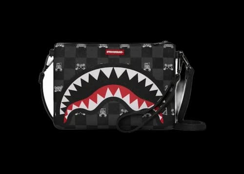 Sprayground Shark Mob Hideout Crossover Clutch Bag Multi