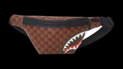 Sprayground Sharks And Skulls Savvy Crossbody Multicolor