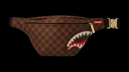 Sprayground Sharks In Paris Blur Effect Savvy Crossbody Multicolor