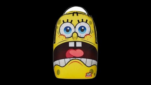 Sprayground SpongeBob Removable Eyes DLXR Backpack Multicolor