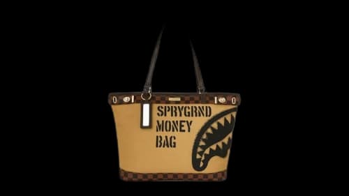 Sprayground Money Bag Tote Multicolor