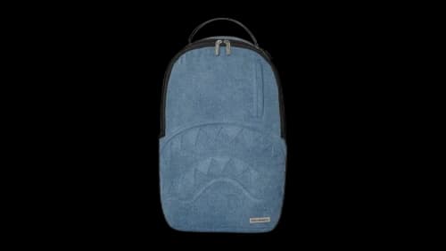 Sprayground Stone Wash 3D Shark Backpack Multicolor