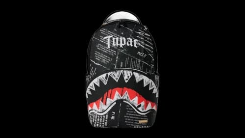 Sprayground Tupac Official Collab Poetry Backpack Multicolor