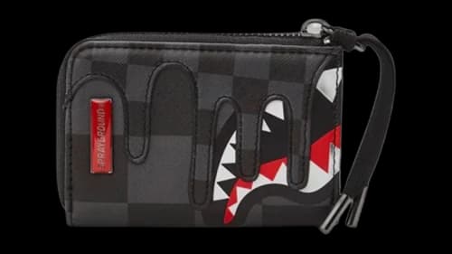 Sprayground Xtc Grey Sharks In Paris Wallet Multicolor