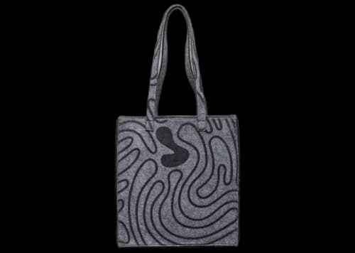 SPUNGE x Salehe Bembury Fat Felt Tote Concrete Paste/Sasquatch
