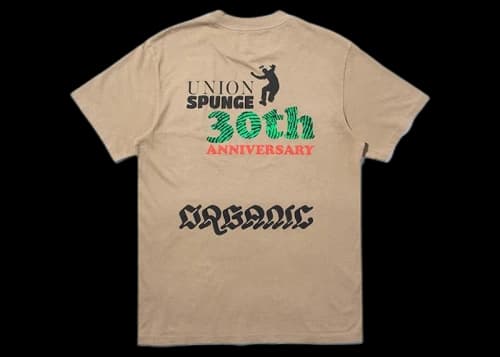 SPUNGE x Salehe Bembury x UNION 30th Anniversary Tee Tan