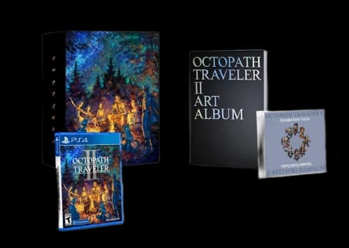 Square Enix PS4 Octopath Traveler II Collector's Edition Set Video Game Bundle